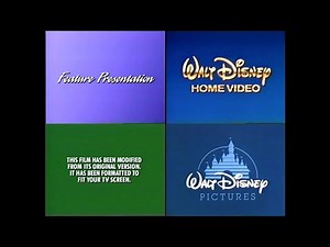 Feature Presentation/Walt Disney Home Video (Blue Background)/Formatted Screen/Walt Disney Pictures