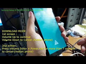 Samsung Galaxy J8 SM-J810G 2018 Download Mode
