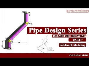 Pipe Design Series -pipe spool design in solidworks
