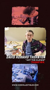 🩸 Horror Fans, This One’s for You! 🎃🔪 Get authentic autographs from David Howard Thornton, the man behind Art the Clown in Terrifier! Watch as David personally signs with CSR Collectibles, guaranteeing 100% authenticity. 🚨 Limited quantities available – don’t miss your chance to own a piece of horror history! 🛒 Shop now before they’re gone! #Terrifier #ArtTheClown #DavidHowardThornton #HorrorCollectibles #CSRCollectibles | CSR Collectibles
