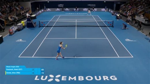 Luxembourg Ladies Tennis Masters on Instagram: "Top-level tennis on display 🎾 In today's match between Alizé Cornet and Anett Kontaveit, you could really see the quality and high-level technique from both players. 👌 In the end, Kontaveit managed to take this point, but both players showed great skill! Video by @aparttvlux @villedeluxembourg @anett_kontaveit @alizecornet @sportletzebuerg @coqueluxembourg @wta @luxembourg_lets_make_it_happen @solarcells.luxembourg @octagon.tennis"