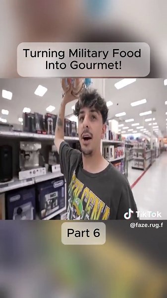 Turning Military Food Into Gourmet! 6#faze #rug #prank #skits #food #foryou #vlogs #tiktok