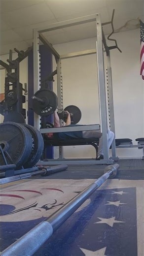 Week 12 Day 1 Tempo Bench Press 245 lbs x 2
