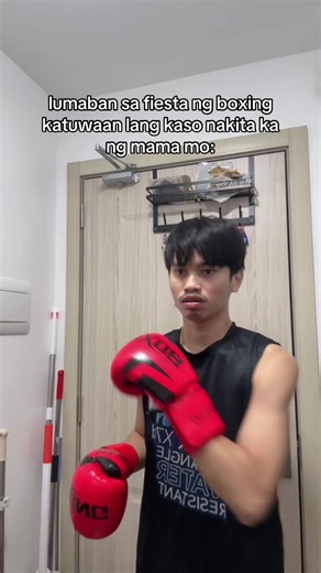 katuwaan lang naman ma eh! #sireytoanokaba | mom i wanna do boxing
