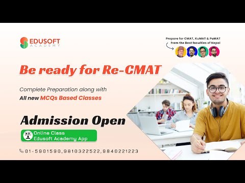 Be ready for #Re-CMAT Preparation || New Admission open For CMAT | ‪@EdusoftCMAT‬