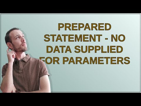 Joomla: Prepared Statement - no data supplied for parameters