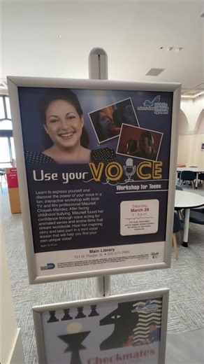 Miami Born #voice with Library program in Miami-Dade #anime