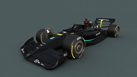 Mercedes F1 W14 [FREE!!] - Download Free 3D model by 3dblender_1