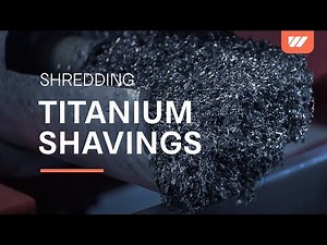 WEIMA WL 4 AL shreds titanium shaving