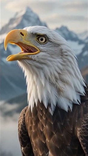 Incredible Harpy Eagle Up Close 🦅 Rare Bird Sounds #shorts