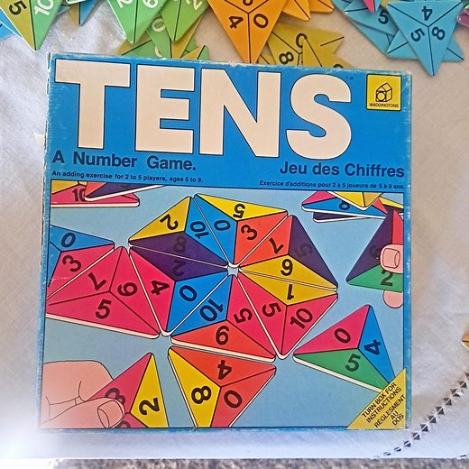 TENS Adding and Matching Game: 2-5 Players, Ages 5-9 - Etsy