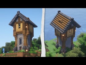 Minecraft - How To Build The Ultimate Survival Tower | Easy House Tutorial