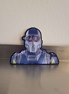 Thousand Yard Stare - Helldivers 2 Sticker | Funny Meme Sticker for Laptop, Bottle, Toolbox | Quality Vinyl Sticker - Etsy