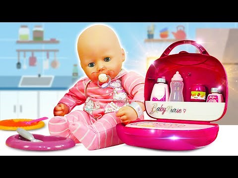 Baby Born auf Deutsch. Spielspaß mit Baby Annabelle. Puppen Video