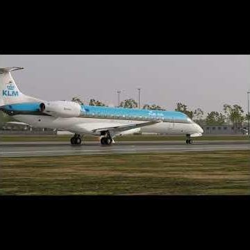 X-Plane 12 / E145 TAKEOFF AND LANDING #planes #xp #aviation #aterrizaje #landing #airport