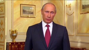 Putin makes surprising pitch in English