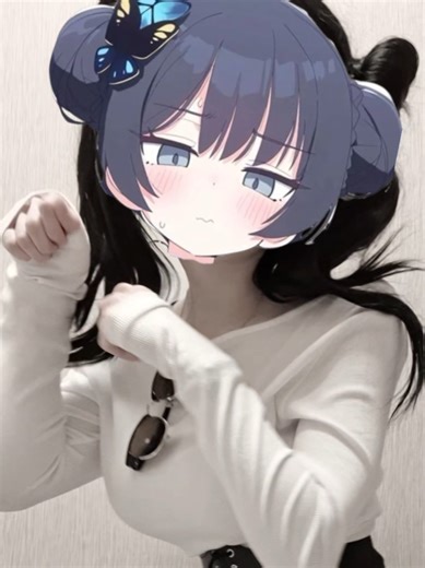 "No, I wouldn't meow for you Sensei!... Or.. would I?" - Kisaki 🖤 希咲...