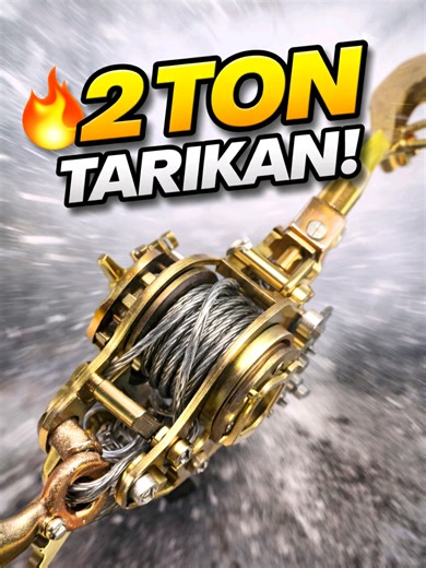 🔥 Penarik Kabel 2 TON – Bukan Kaleng-kaleng! Mobil nyangkut? Mesin berat? Beban susah ditarik? Ini solusinya 💪 Ratchet puller tarikan sampai 2 ton, kuat, tahan lama, dan nggak perlu listrik. Wajib punya buat offroad, bengkel, proyek, atau darurat di jalan 🚗🔧 💥 Lagi PROMO GRATIS ONGKIR Stok terbatas, jangan nunggu kehabisan! 👉 Klik keranjang kuning sekarang sebelum harga naik! #ratchetpuller #handwinch #alatberat #alatbengkel #offroadindonesia