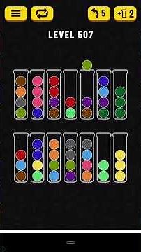 Ball Sort Puzzle level 507 solution