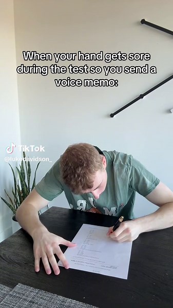 Using Voice Memos to Ease Test Stress