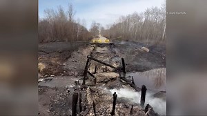 WATCH: Brush fire in Powerview-Pine Falls