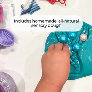 2.7M views · 1.4K reactions | Spark your child's creativity with our best-selling Mermaid sensory kit! 隆‍♀️ Each kit comes filled with a wide array of interactive toys and homemade, all-natural sensory dough to keep your little ones entertained for hours on end!  | Young, Wild & Friedman | Facebook
