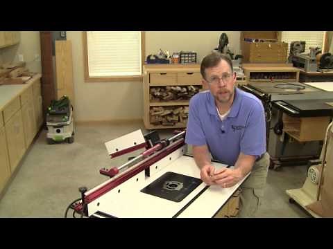 Router Table Starter Pin Storage
