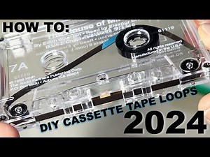 How To: DIY Cassette Tape Loops [2024]