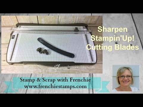 Sharpen Stampin'Up! Paper Trimmer Blades