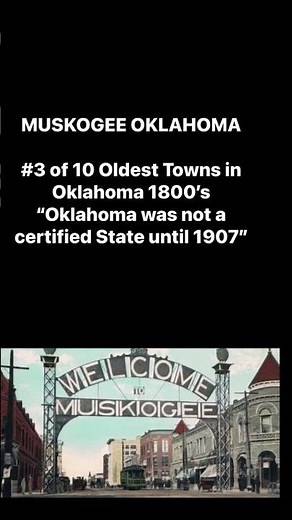 Muskogee became a center of Black-civic life. Long before 1907. #muscogee