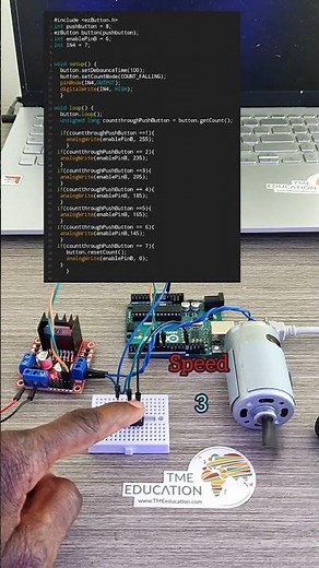Interface L298N DC Motor Driver with Arduino #l298ndriver #transistor #arduino #dcmotors