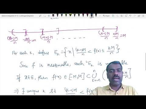 Measure and Integration 12 - Lebesgue integral of bounded function