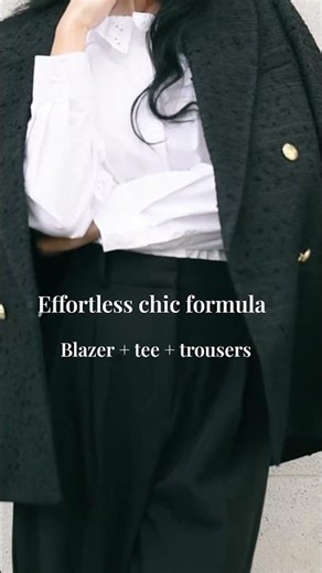 Effortless chic outfit formula