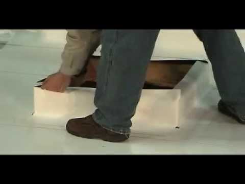 Flat roof Installation - Skylight curb flashing - part 6