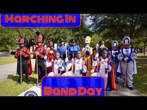 Savannah State University Marching In | Band Day 2023 | Powerhouse of the South