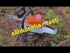 Testissä stihlin sähkösaha -ennakkoluulot? @pasitormalehto8373
