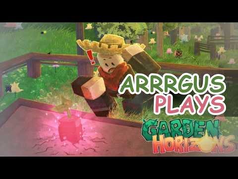 ARRRGUS PLAYED ROBLOX (Garden Horizons, Bee Swam Simulator, and others!) [Chillstream by Arrrgus]