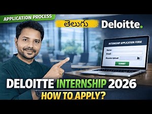 Deloitte Internship 2026: Apply Now for High Stipend + PPO Details!