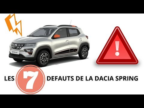 Les 7 défauts de la Dacia Spring (je te dis tout)⚠️⚠️⚠️