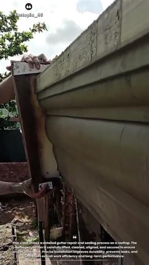 Precision Gutter Repair & Seal Installation – Clean, Secure, and Leak-Proof Finish!