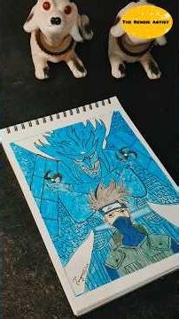 Starting to ending ore prachana thaan🫠|Kakashi with susano drawing #kakashi susano #trending #shorts