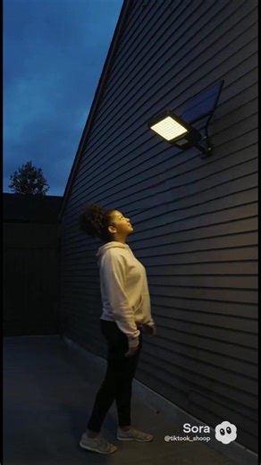 💡☀️ Light up your outdoor space the smart way! This solar LED street light charges during the day and automatically lights up at night 🌙🔋 Super bright, waterproof, and equipped with motion sensor & remote control for easy use 🔦🚶‍♂️ Perfect for yards, garages, gardens, driveways, and streets! 🏡✨ #SolarLight #OutdoorLighting #SmartHome #HomeSecurity #TikTokShop