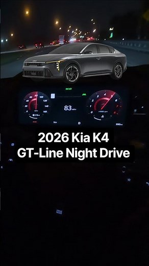 2026 Kia K4 GT-Line Night Drive | 2.0L 4cyl NA | IVT | FWD | 147 hp | 132 lb-ft | 29/39 mpg #kia