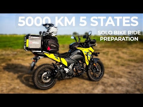 Solo 5000 KM Bike Ride Preparation | Spent 50000 | Suzuki V-Strom SX 250