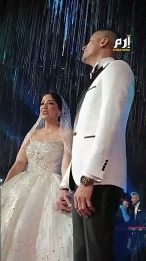 سجود زوجة حسن شاكوش بفستان مكشوف يثير جدلا واسعا