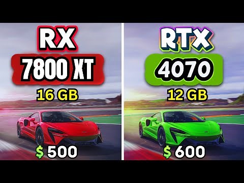 RX 7800 XT vs RTX 4070 | Test in Games | 4K, 2K,1080p Benchmark