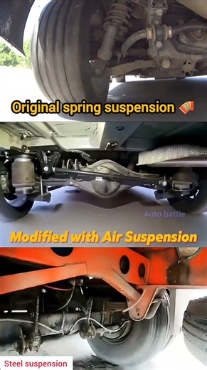 Air Suspension vs Spring vs Steel: Which is Better? 🛠️#mechanic #shorts