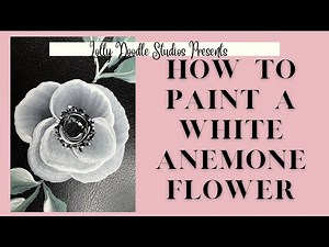 Easy Step-by-Step Anemone Painting Tutorial | One Stroke Acrylic Method