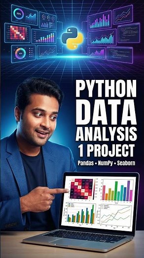 Python Data Analysis Project for Beginners Pandas, NumPy, Seaborn, Matplotlib