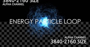 4K Energy Particle Loop